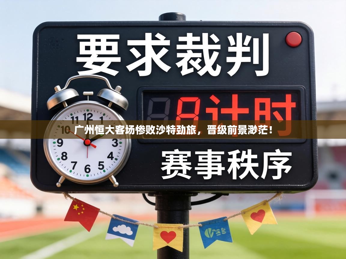 广州恒大客场惨败沙特劲旅，晋级前景渺茫！